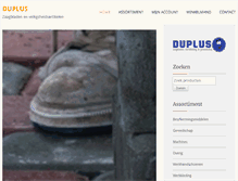 Tablet Screenshot of duplus.nl